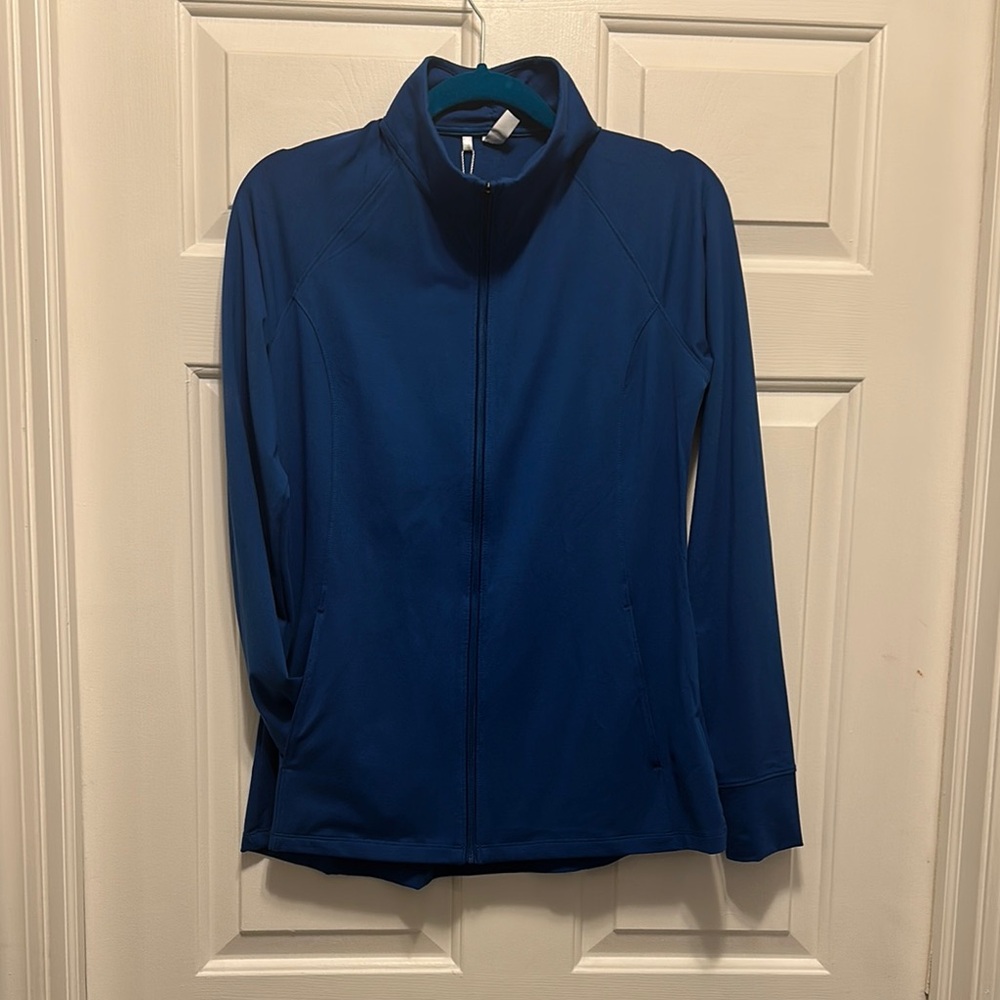 Under Armour Blue Utility Jacket High Collar Lightweight